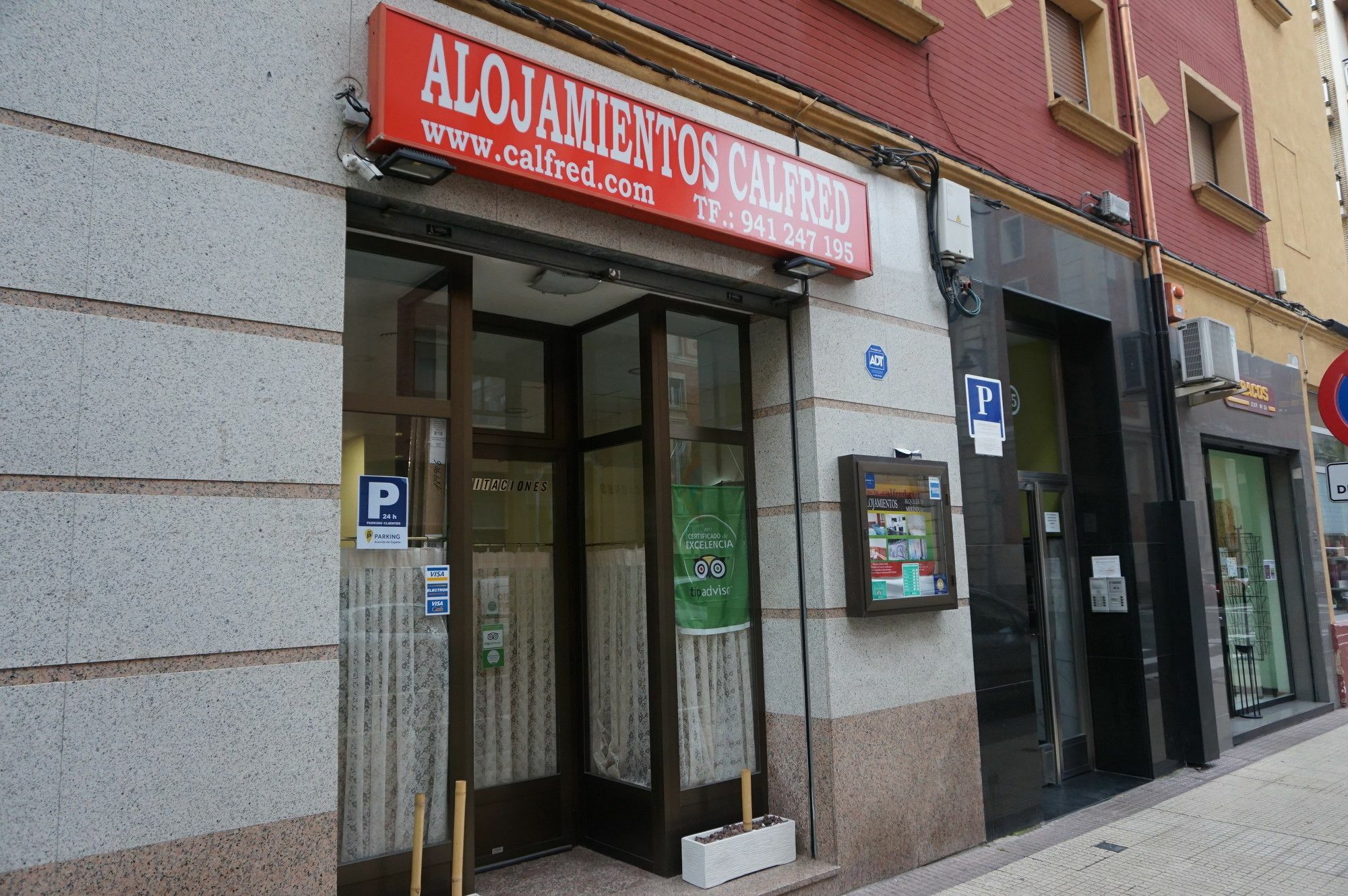 Pension Calfred II Logroño Exterior foto